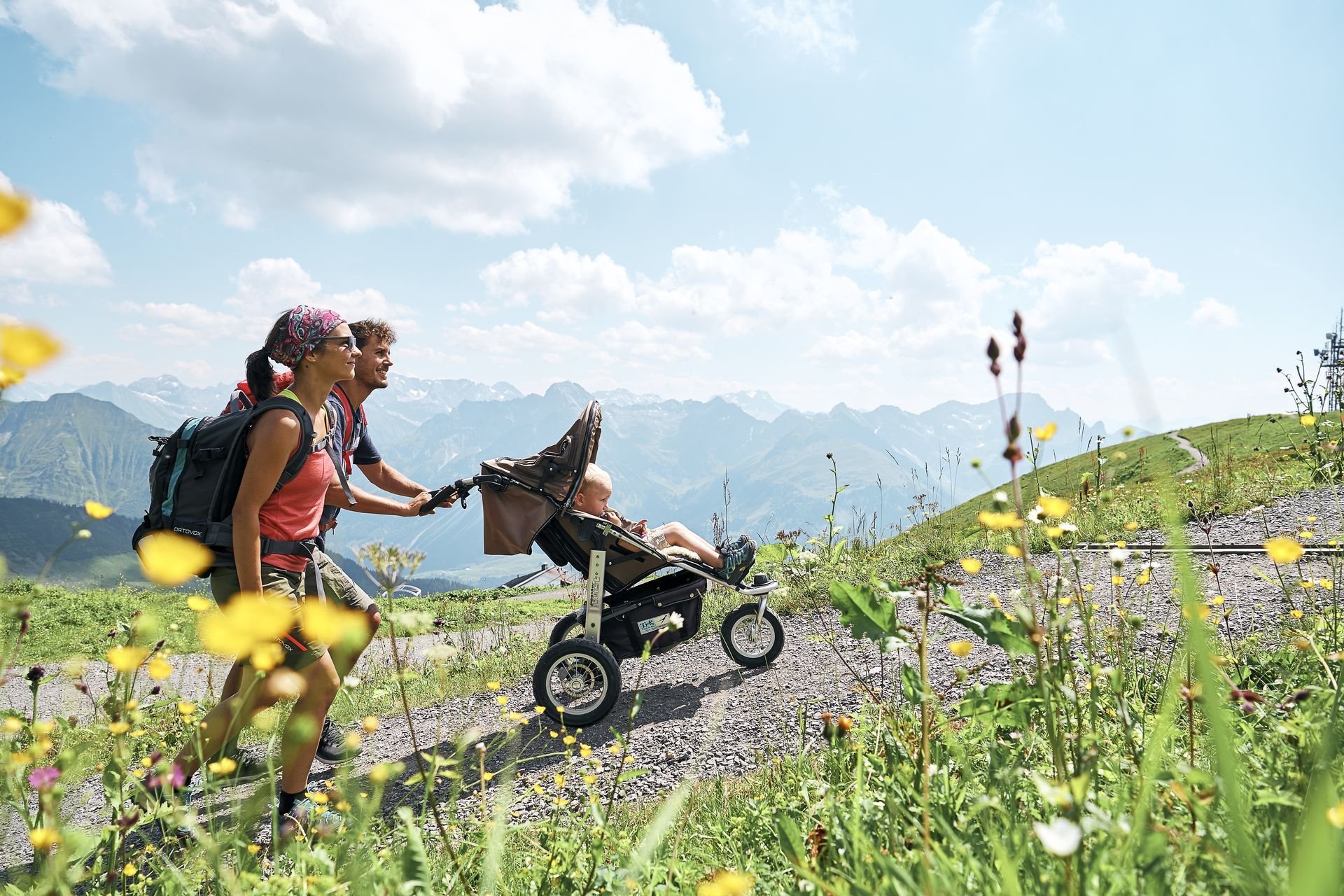Wandern mit Kindern am Diedamskopf im Bregenzerwald